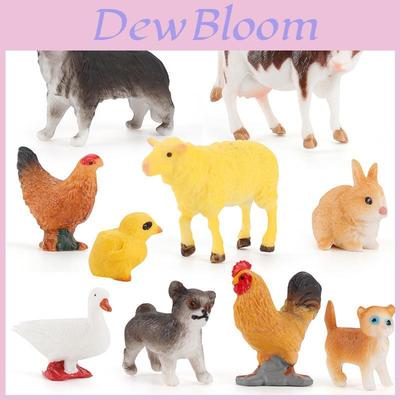 Farm Animal Sheep And Rabbits Pvc Model Set With Realistic Detailing For Educational Displays And Decor