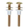Pack of 2 Toilet Seat Screws Replacement Toilet Seat Screws with Plastic Nuts & Metal Washers Toilet Seat Nuts & Screws
