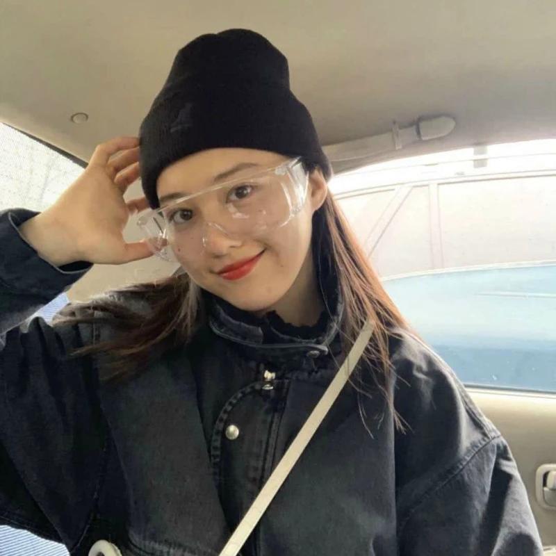 Transparente Arbeitsschutzbrille Damen Cool Girl Boy Schlagfeste Wind- und Staubschutzbrille Mann