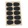 Silicone Mouthpiece Pad Great Feeling Protective Soft Mouthpiece Cushion for Music Playing Saxophone Black 0.5