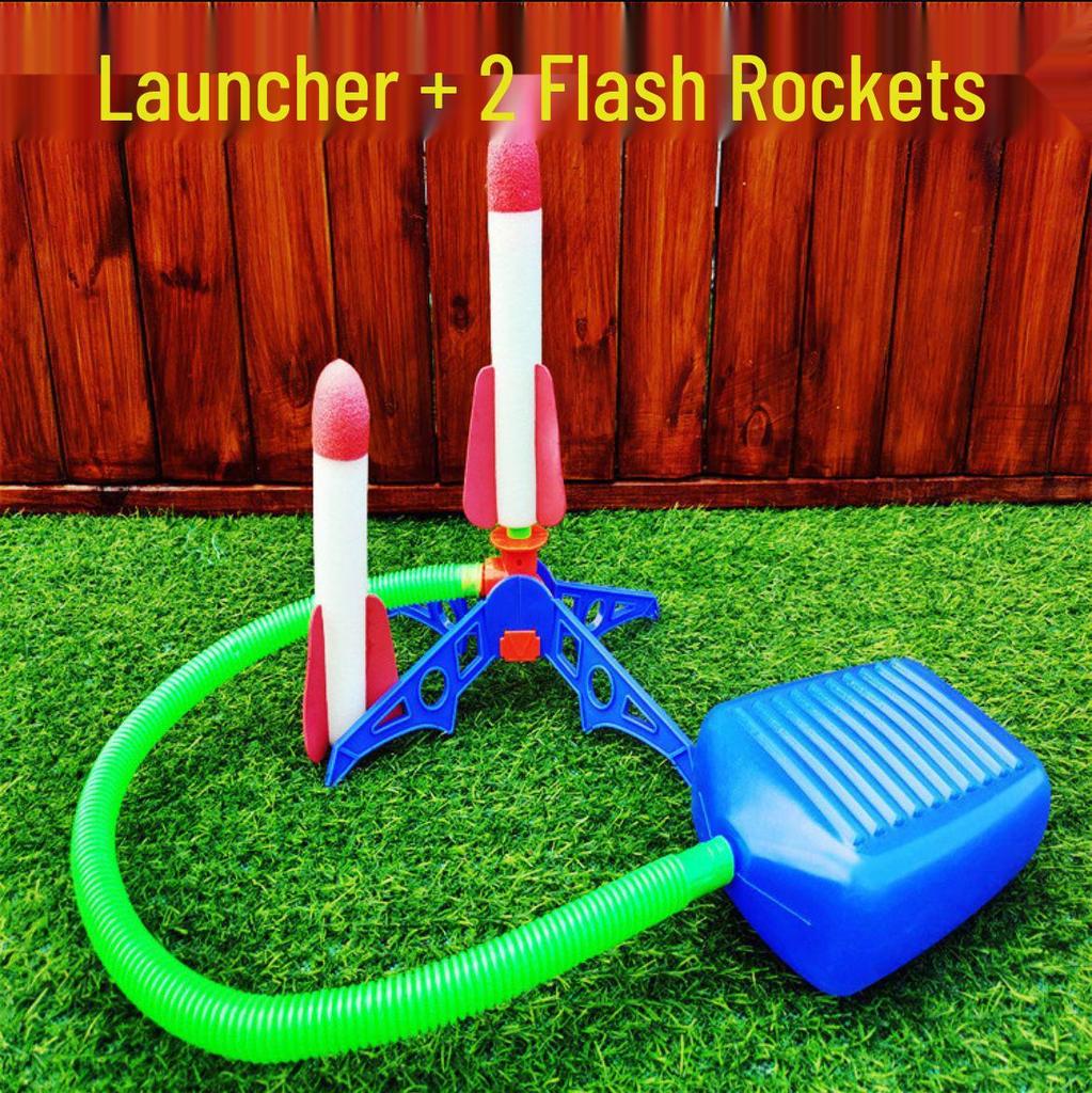 Skyward Rocket Launch Pedal-Operated Luminous Toy for Kids