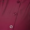 ZANZEA Women Casual Round Neck Solid Color Short Sleeve Pleated Dress