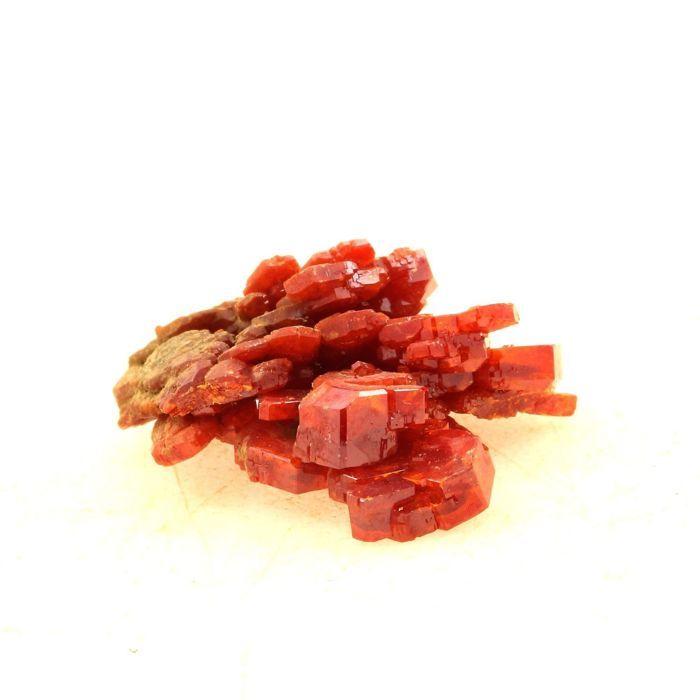 Pierres et Minéraux. Vanadinite. 32.0 ct. Mibladen Mining District, Midelt, Maroc.