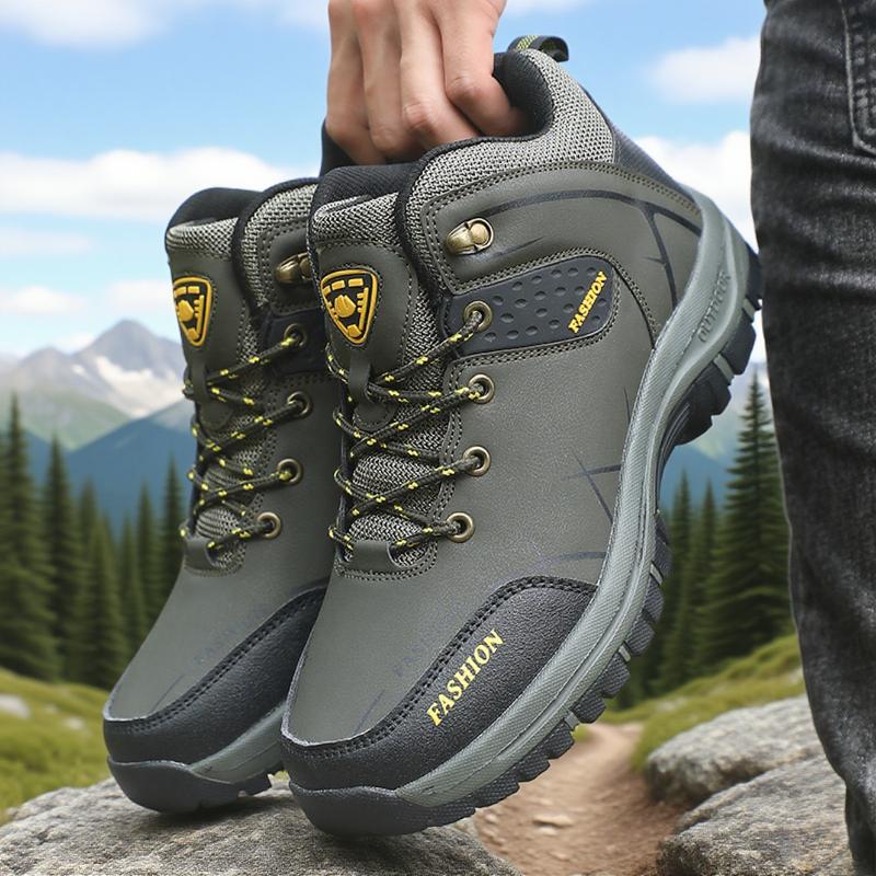 Men's Waterproof Hiking Shoes Comfortable Durable Spring Autumn Camping Hiking Shoes Outdoor Travel Fishing Anti Slip Work Shoes