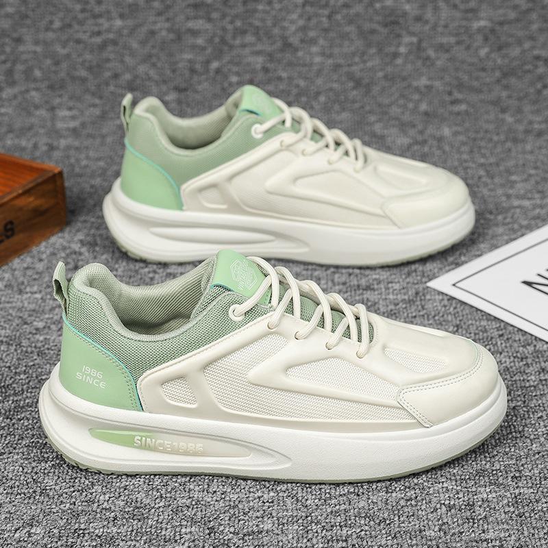 

Мужская обувь дышащие сетчатые кроссовки лето корейская версия универсальная повседневная обувь для бега внутренняя высота увеличение мягкая подошва сетчатая обувь тренд 44