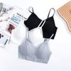 New Lining Mulberry Silk Fashionable Strapless Base Beautiful Back Versatile No Steel Hoop Bra Lingerie for Women