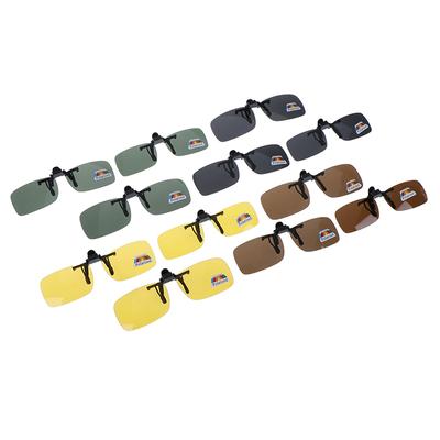 1PC Portable Flip-up Lens Driving Glasses Sunglasses General Clip-on Polarized Day Night Vision