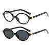 2pcs Women Oval Retro Glasses Y2K Leopard Small Frame GlasseVintage Female Girls Eyewear Decorative Eyeglasses
