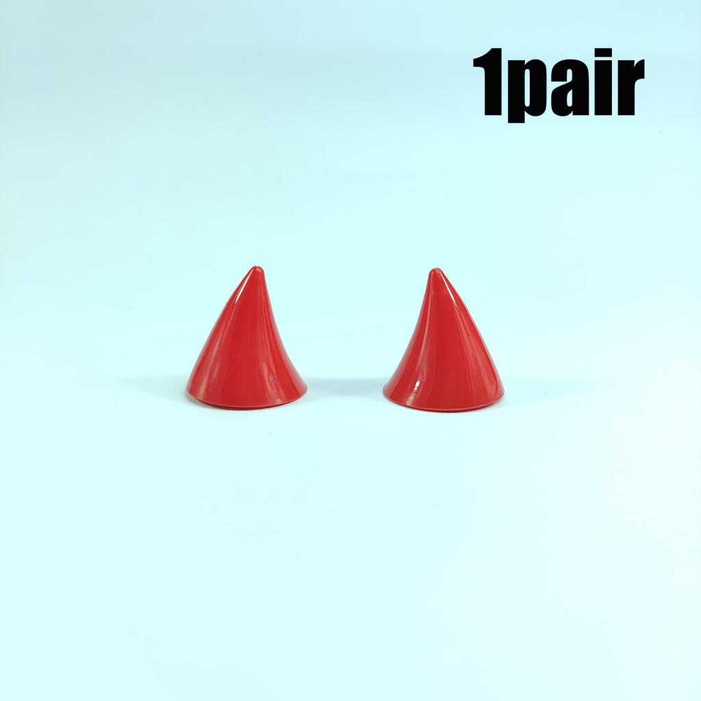 20 Pairs of E-bike Helmets Suction Cup Decoration Motorbike Helmets Male and Female Models Devil Horns Decoration