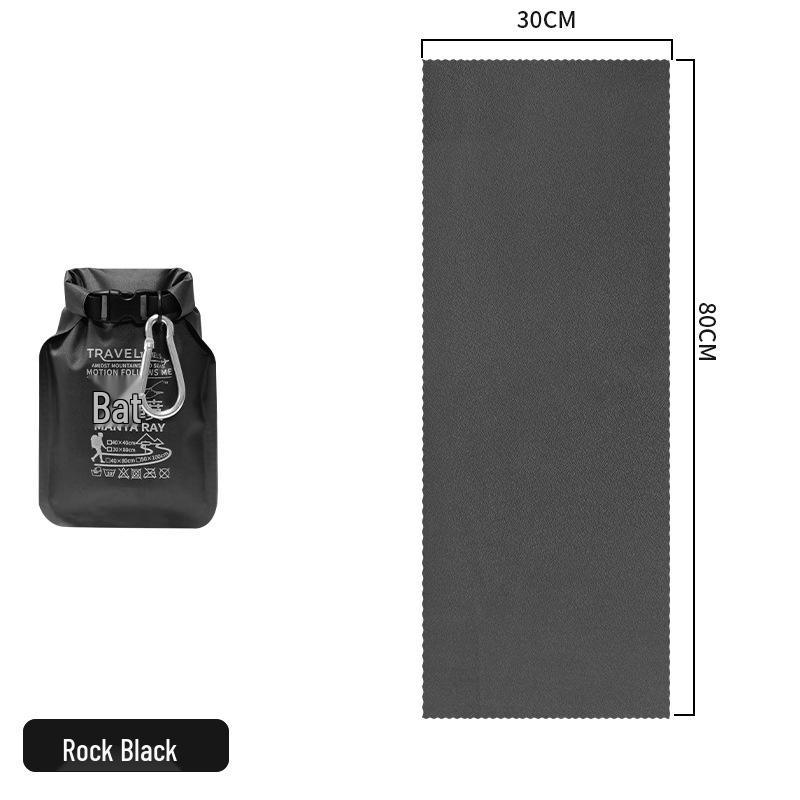 Tragbares Schnelltrocknendes Mikrofaserhandtuch und Wasserdichte Tasche für Outdoor-Sport, Reisen und Geschäftsreisen
