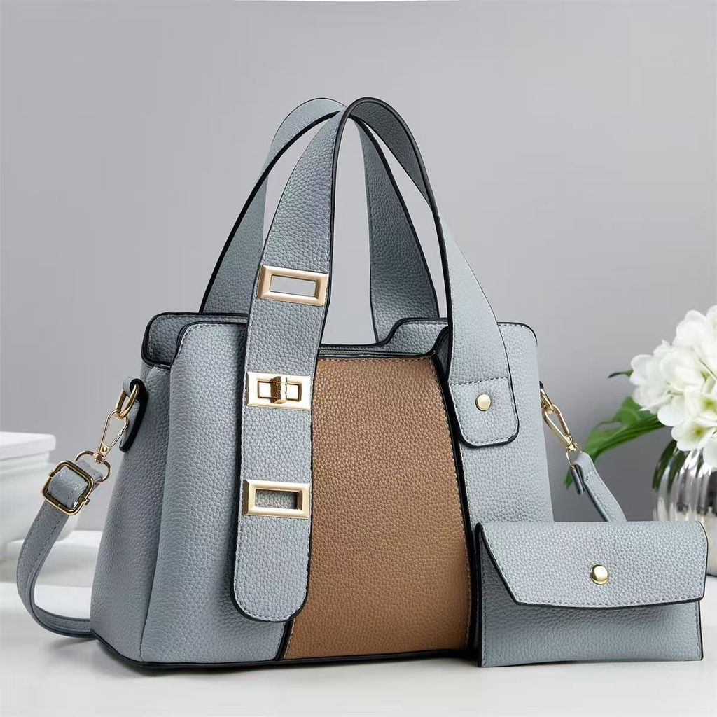 Urban Minimalist Pu Tote Bag With Multicompartment Design For Daily Use