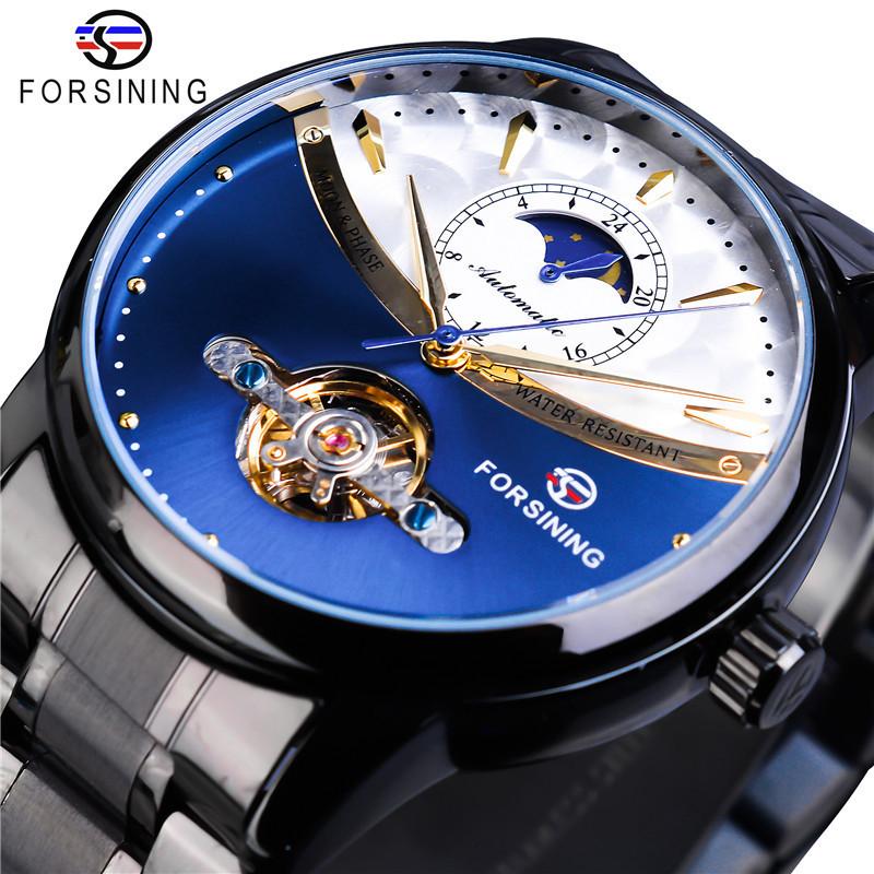 Forsining Men S Fashion Casual Tourbillon Multifunctional Automatic Mechanical Watch