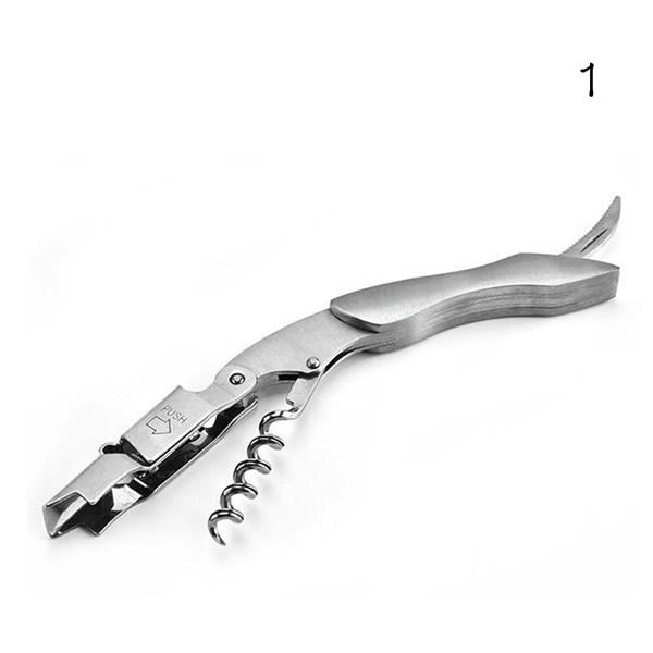 Multifunction Stainless Steel Wine Opener Portable Screw Corkscrew Bottle Opener Kitchen Bar Tools Accessories