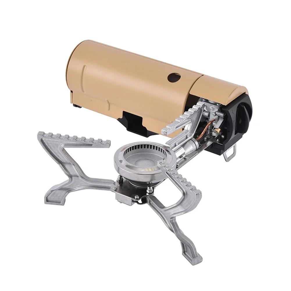 2600W Outdoor Folding Cassette Stove Camping Portable All-In-One Gas Stove Picnic High Fire Stoves Electronic Ignition Equipment