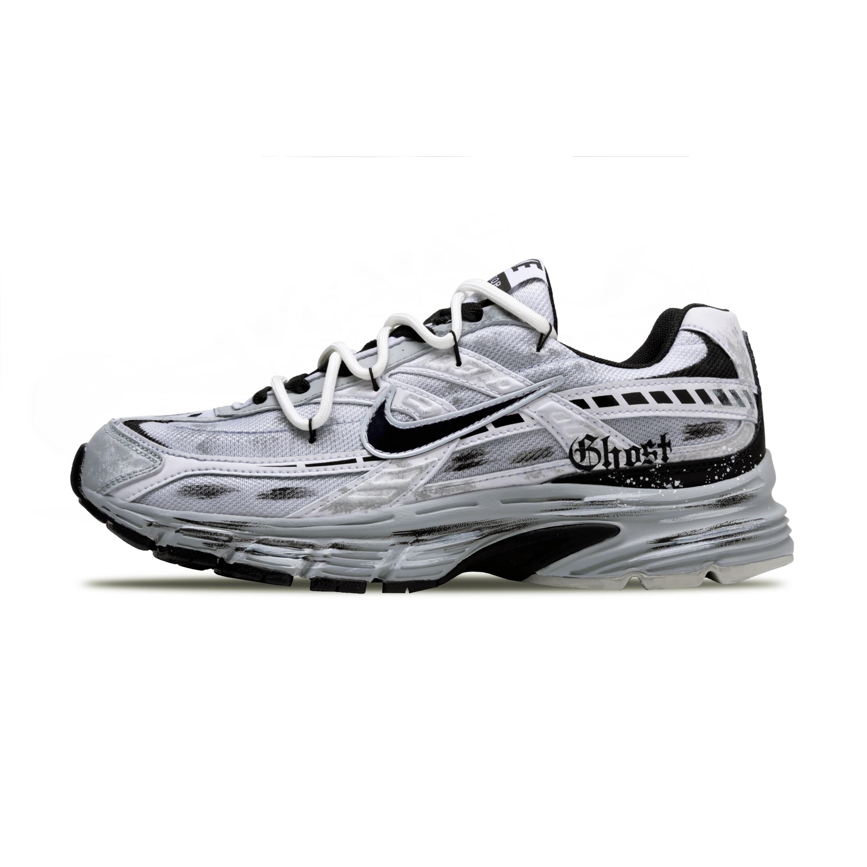 Nike Initiator Slip Resistant Low top Running Shoes Men s White Gray 394055-100(Team692-) 40