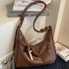 Retro Commuter Large-capacity Tote Bag Women's New Casual Shoulder Crossbody High-value Fashion Shoulder Backpack