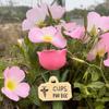 Resin Insect Drinking Cup Flower Shape Garden Decoration Bee Butterfly Water Dispenser  Patio