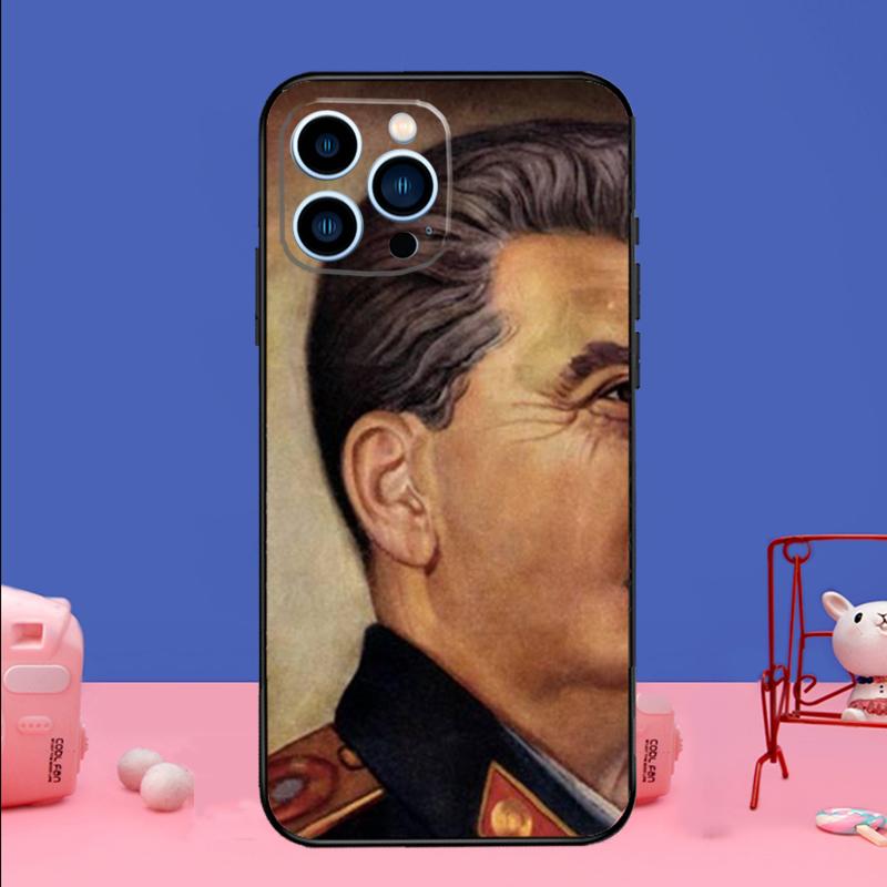 Russian Commander Stalin Phone Case For iPhone 17 Air 16 15 14 11 12 13 Pro Max 13 mini 15 16 Plus 16e Bumper Cover