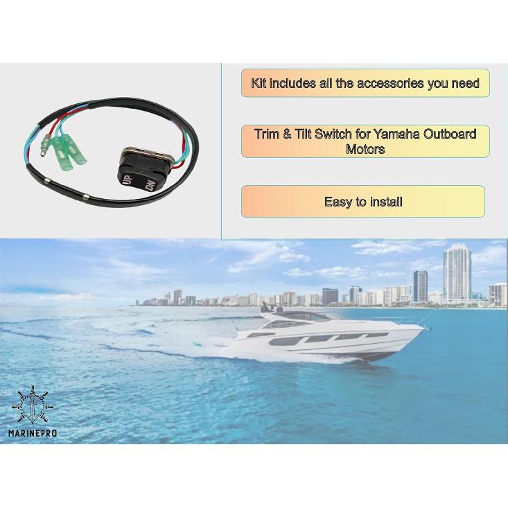Trim & Tilt Switch for Yamaha Outboard Motors 703-82563-02-00 703-82563-01-00 703-82563-02 703-82563-01Include Remote Control Remote Assembly