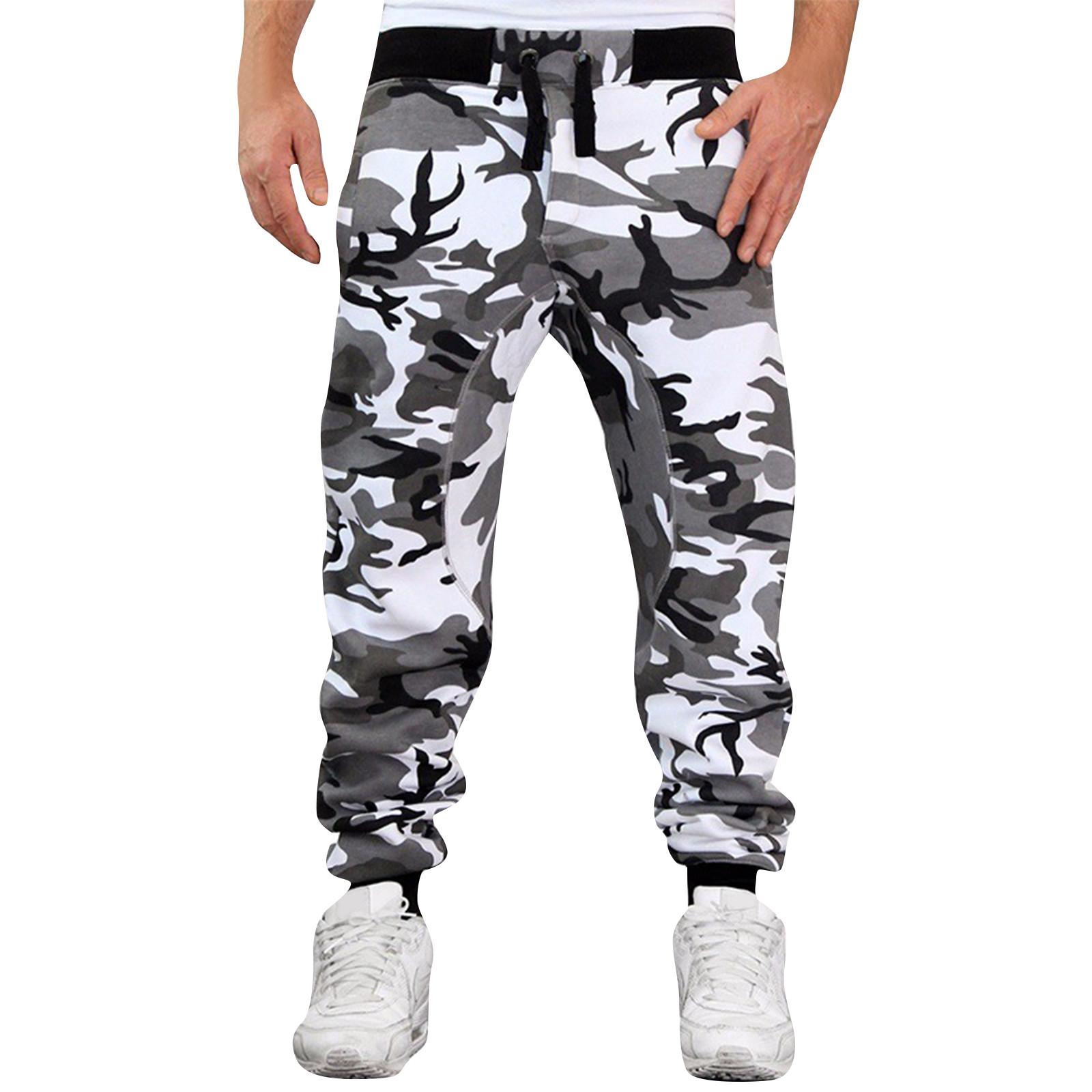 

Leisure Slow Running Sports Pants, Sweatpants, Stretch Mid Waist Camouflage