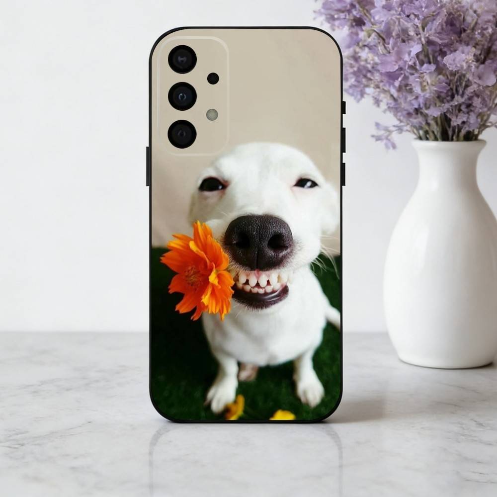F-Funny A-Animal D-Dog-G  Phone Case For Samsung Galaxy A73,A72,A71,A70,A53,A52,A51,Soft Silicone Black Cover