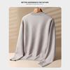 ROMON Men's Fleece Lined Round Neck Knit Sweater
