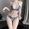 On the Sexy Denim Hot Bikini Nightclub [Thoughts Wind] Women's Swimwear, Lingerie, Shorts, Pants, Set, Performance, Bar, (L)