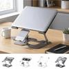 Ergonomic Laptop Stand Phone Holder Carbon Steel Notebook Rack Laptop Cooling Stand  Streaming