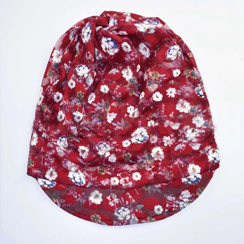 Multicolor Soft Summer Lace Headscarf Headscarf Sunshade Head Wrap Turban Sunscreen Headband Hat Women's