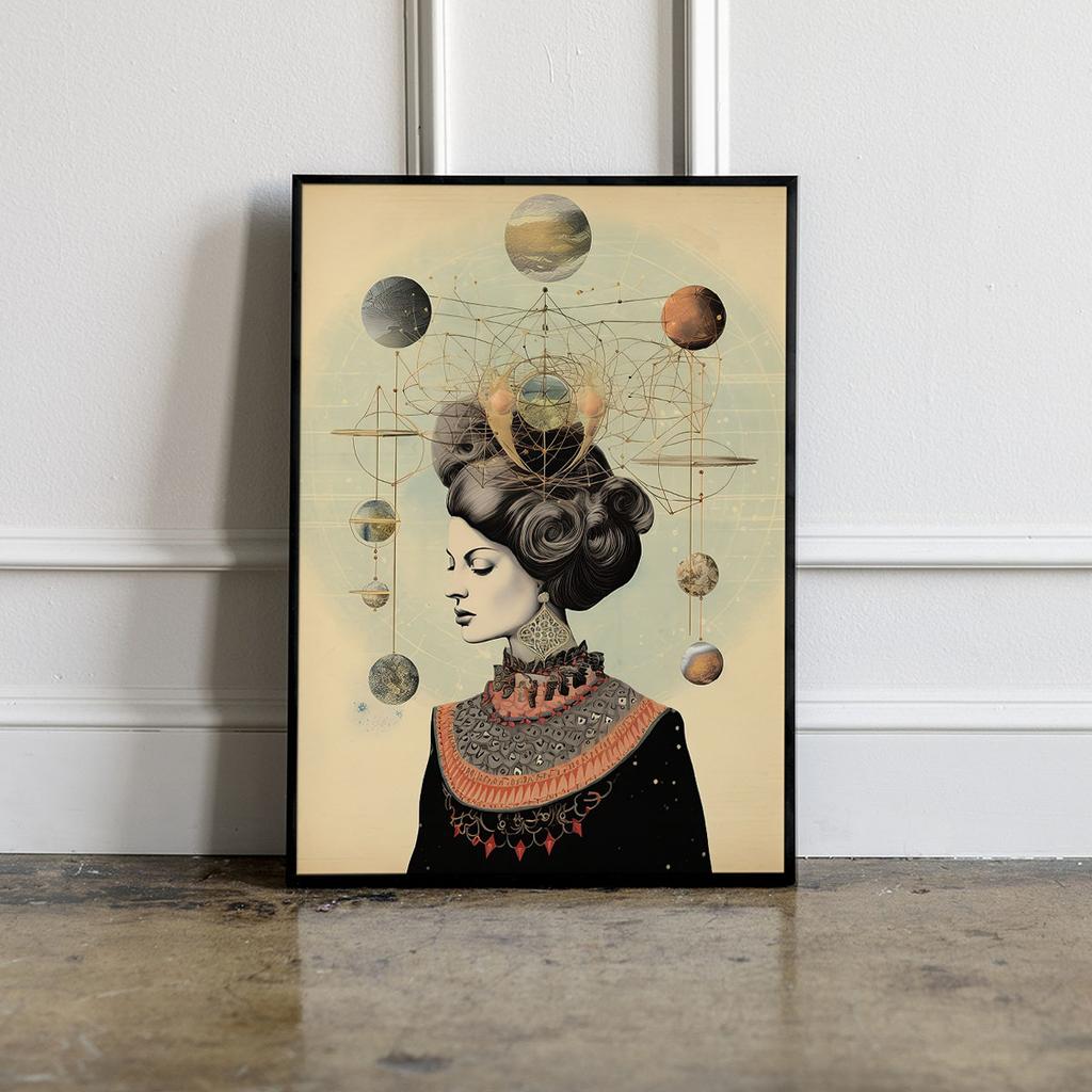 Poster Magic Tarot Planetary System