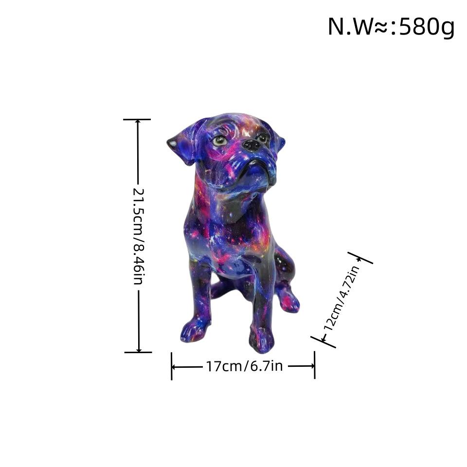 Sitzender Hund Wohnzimmer Weinschrank Handwerksdekoration Heim Desktop Büro Ornament Dekoration Geschenk