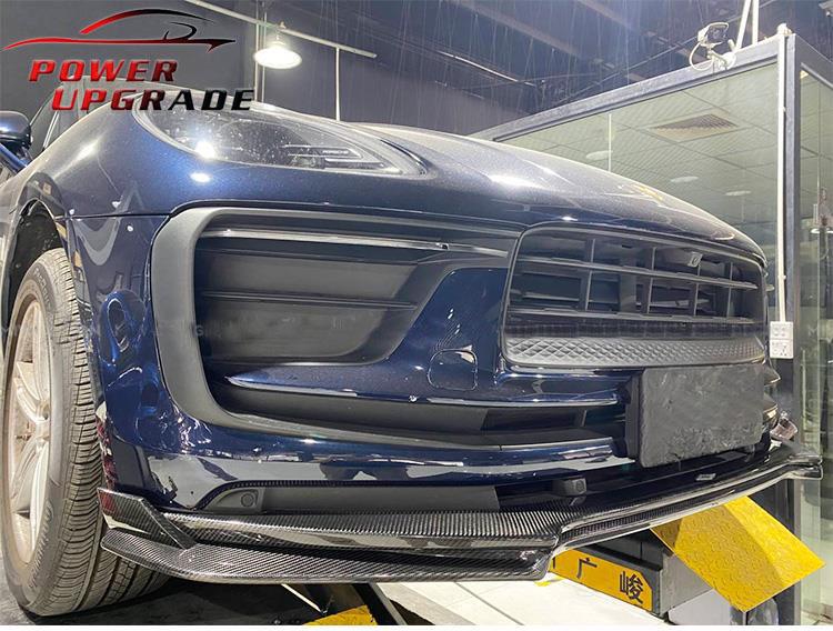 Carbon Fiber Body Kit: Front Lip, Side Skirts, Rear Diffuser, Tail Wing for Porsche Macan (MIW Style).