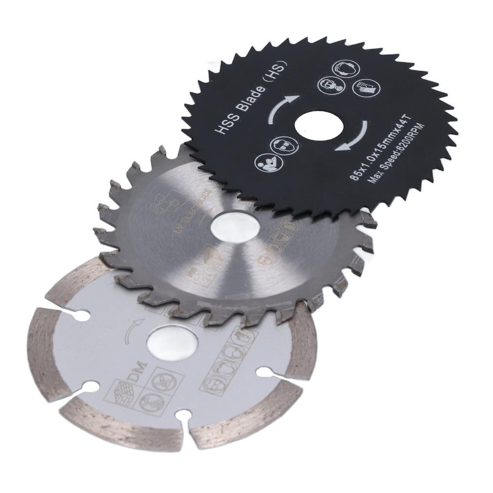 4pcs 3-3/8 Inch Diameter Mini Circular Saw Blade Circular Saw Blade Set  For Wood Plastic