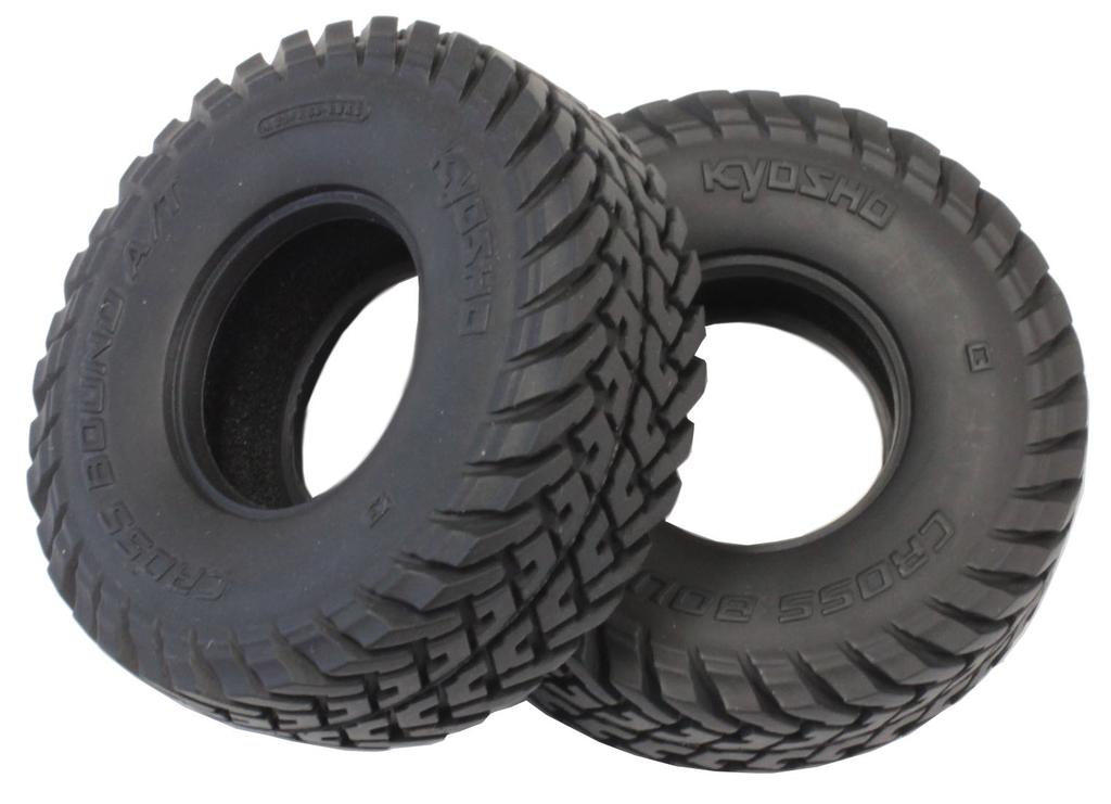 Kyosho Tires with Inner Sponge for Outlaw Radio Control OLT001 (2-pack) Rampage, Parts,