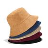 Men Women Wide Brim Suede Sun Hat Outdoor Hiking Fishing Bucket Cap