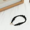 2024 Chinese Style Agate Beaded Necklace in Sterling Silver Clavicle Chain - High-End Fashion for Spring/Summer