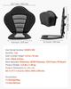 Kayak Seat, 1 Pack 12 mm Thick, Universal Paddle Board Seat with Back Support, Sit-on-Top Soft Padded Cushion with Storage Bag & Adjustable Straps for