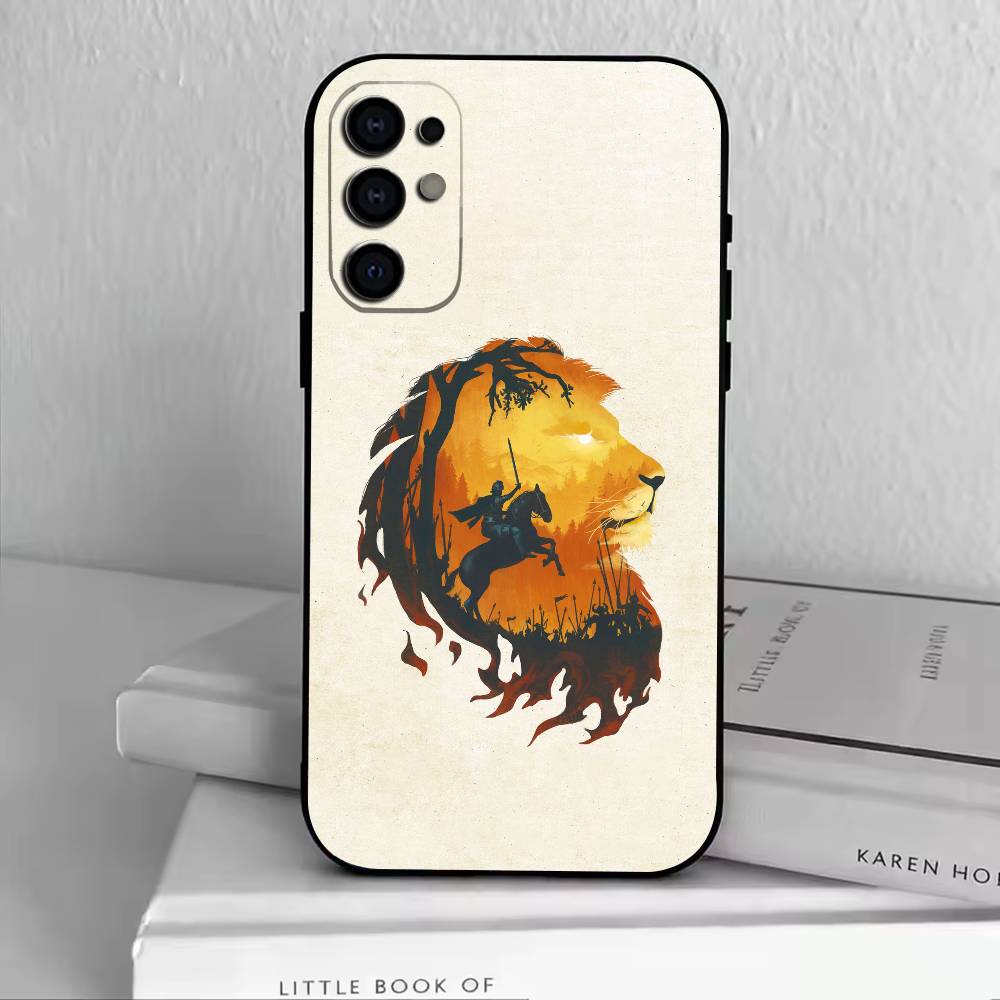 The Chronicles of N-Narnia Phone Case Black Silicone Soft For Samsung S25,S24,S21,S22,S23,S30,Ultra,S20,Plus,Fe,Lite