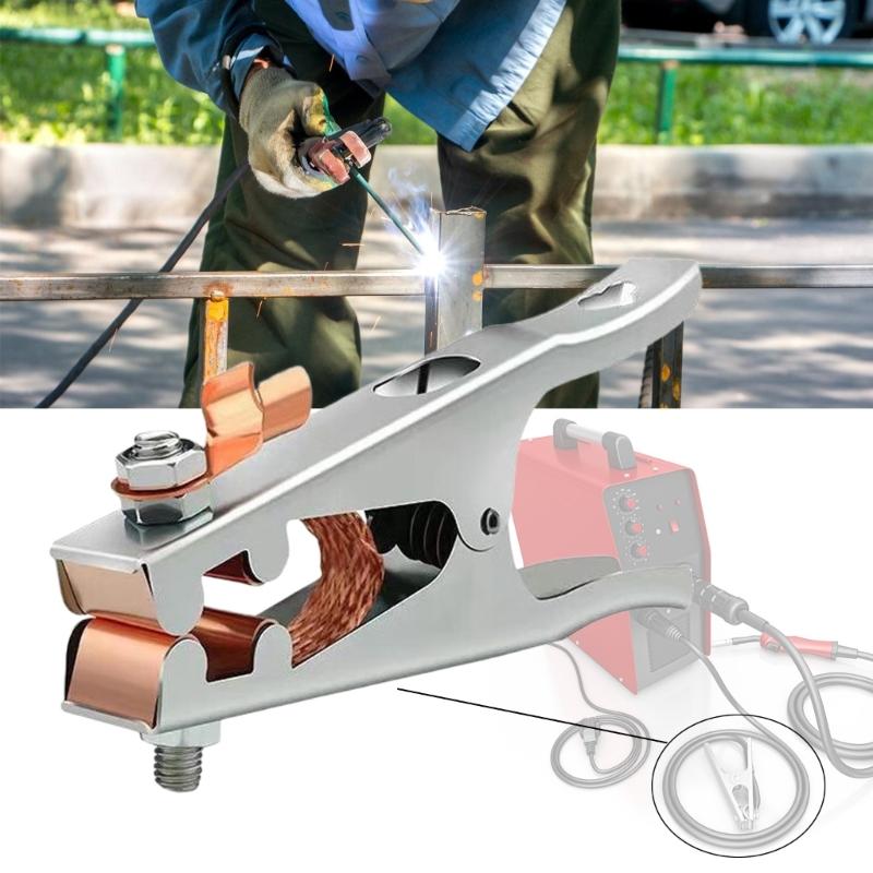 300A 500A 1000A Ground Clamp Welding Electrode Holder Earth Clamp Electrode Clamp Welder Machine Tool Cable Clip Tool