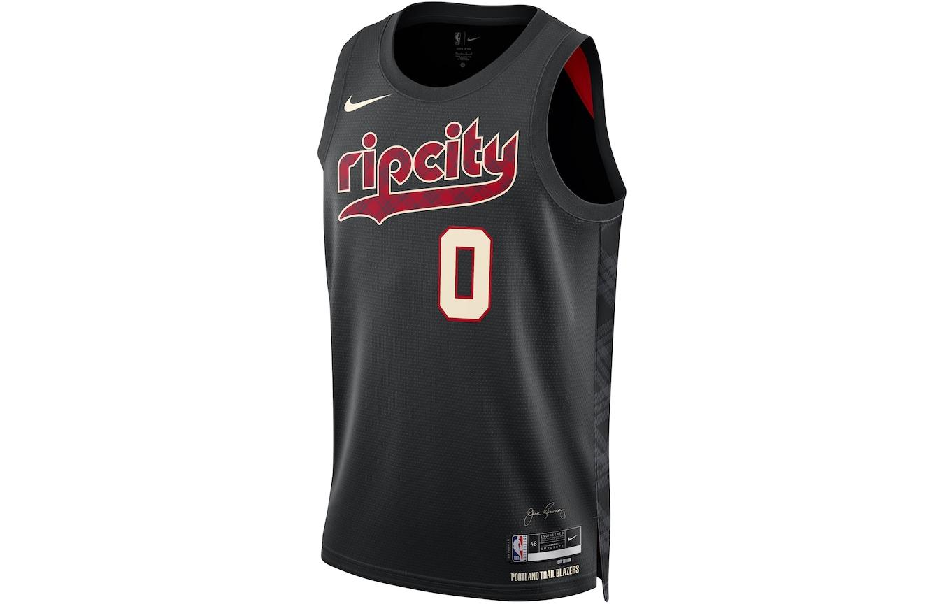 Nike Damian Lillard Portland Trail Blazers Jersey DX8517-010 XL