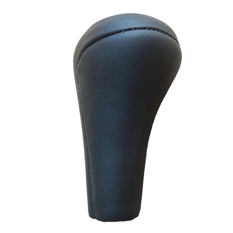 BMW Leather Gear Shift Knob with Logo - Wear-Resistant
