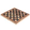 Wooden Box Chess Chessboard Checkers 3 in 1 Checkerboard with Chessman