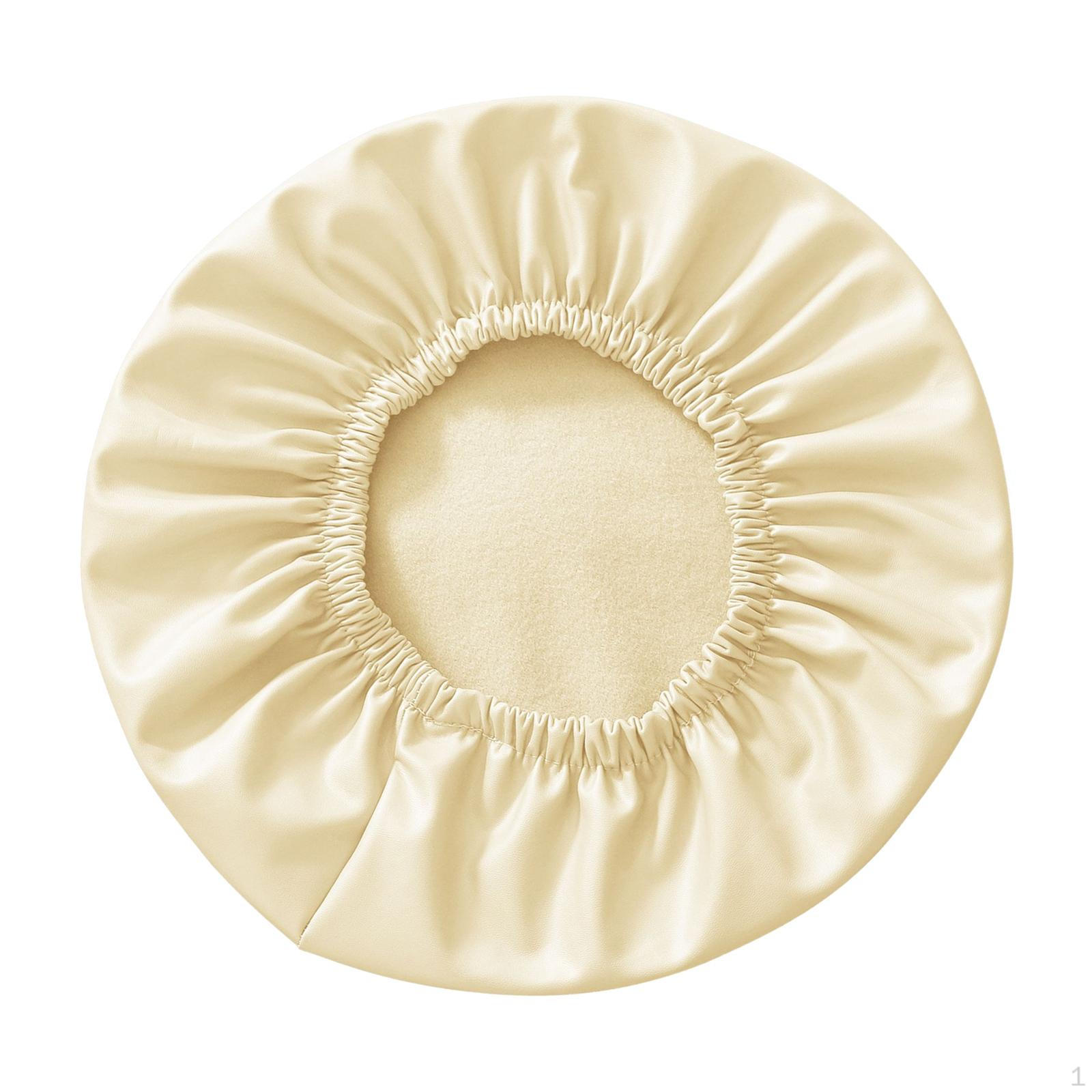 

и противоскользящий круглый чехол для барного стула для сидений 12–15 дюймов бежевый