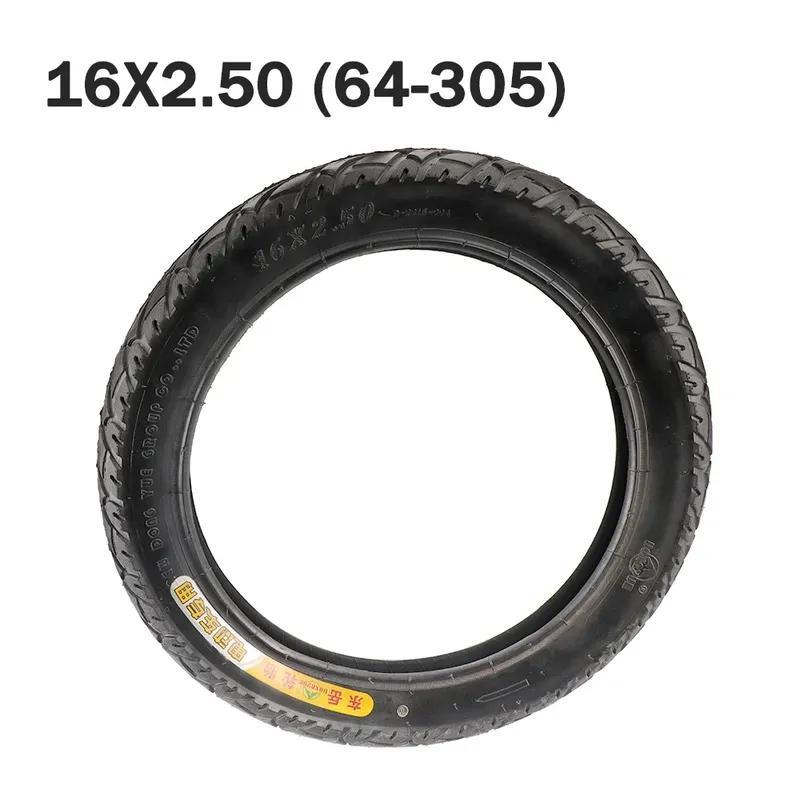 16x2.50 (64-305) Tire High Quality Tubeless Tires for Electric Bikes (e-bikes) Kids Small BMX Scooters 16*2.5 Tyre