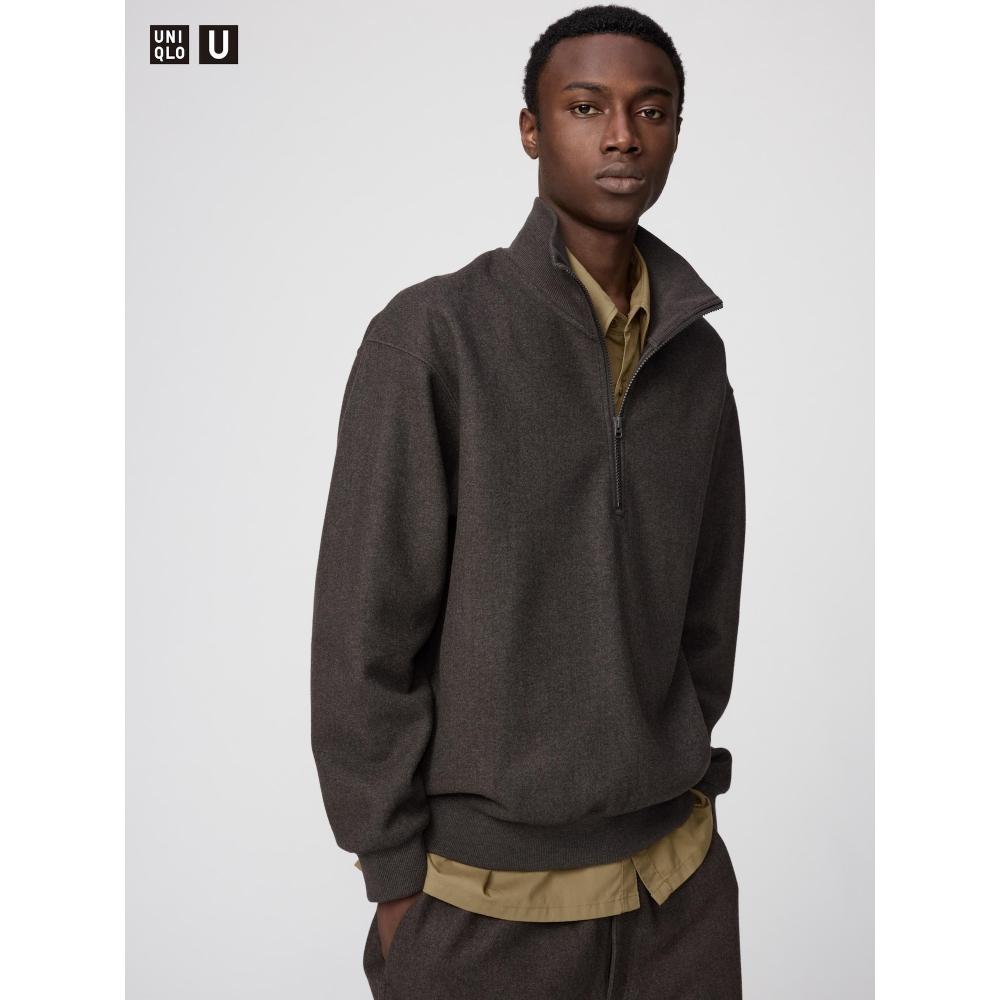 Uniqlo Brushed Half Zip Sweatshirt