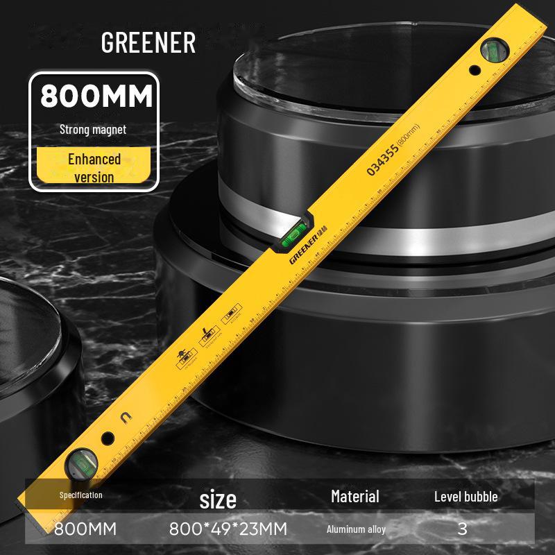 Green Forest Mini High-Precision Aluminum Alloy Magnetic Level