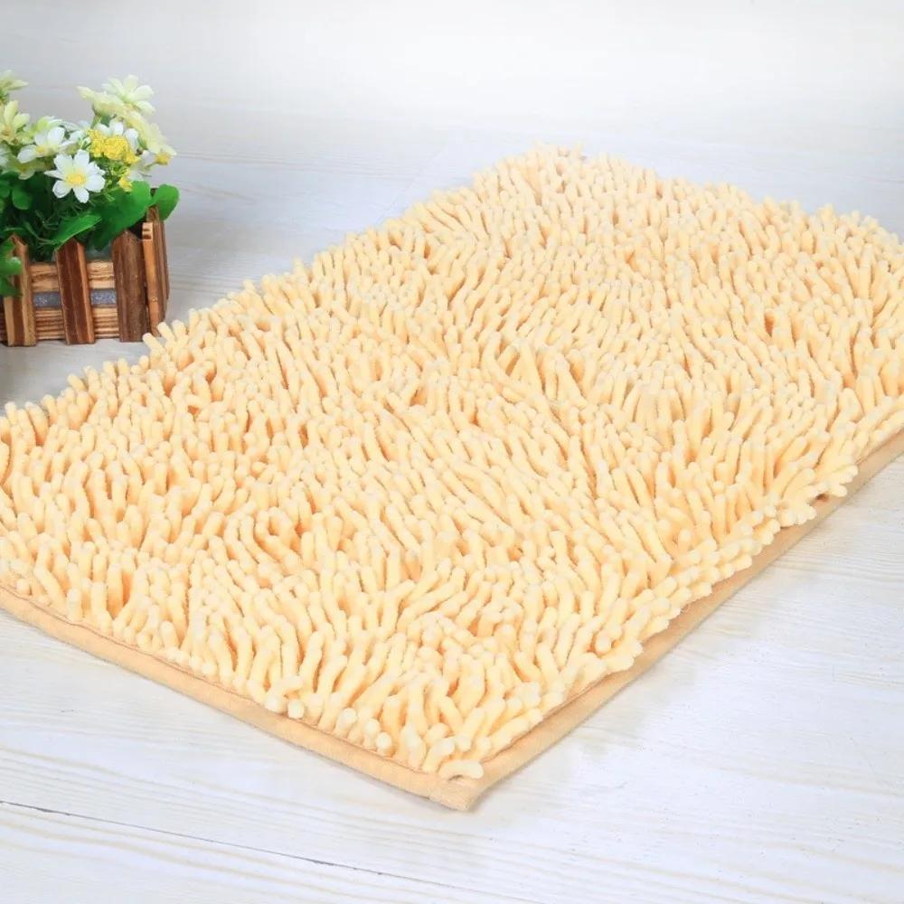 Neue 40*60cm Badematte Schimmelresistent Chenille Super Saugfähig Badematte Extra Weich Maschinenwaschbar Badezimmerteppich