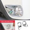 For Toyota RAV4 2013 2014 2015 Chrome Front Rear Fog Light Cover Foglight Lamp Trim Guard Decoration Accessories Car Styling