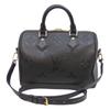LOUIS VUITTON M58951 Imprint Noir Speedy Bandolier 25 Boston bag NoirUsed