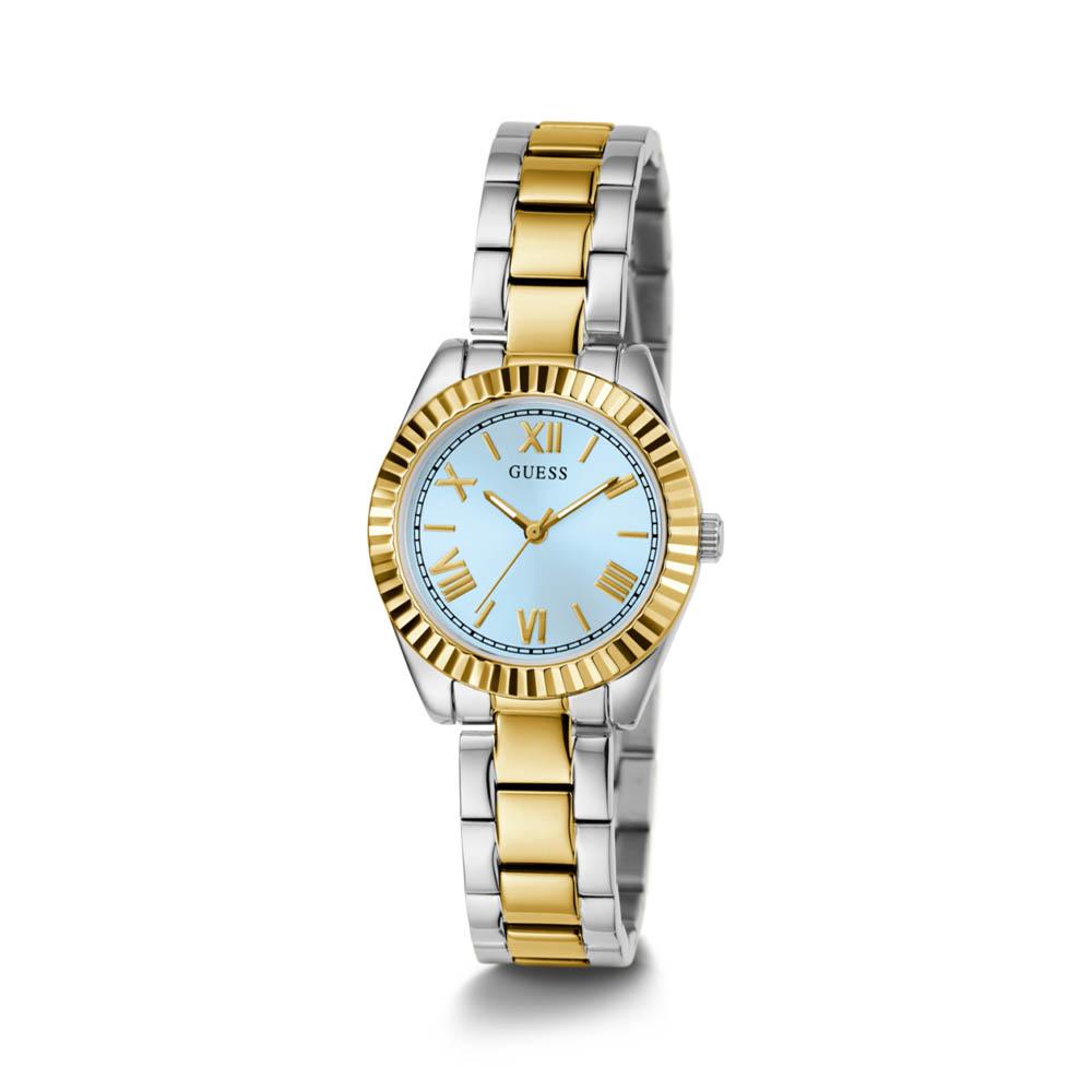 Geseusigye Gold Blue Mini Luna (Gw0687L4) Women'S Watch